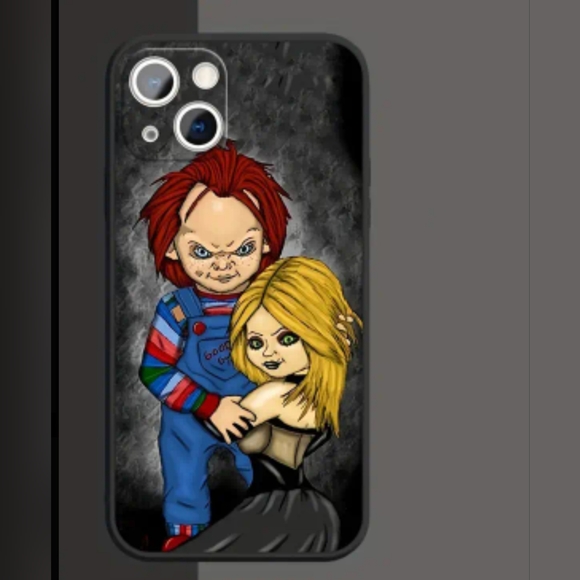 NWT!! Chucky and Tiffany iPhone 14 Pro Max Black Durable Protective Case!! - Picture 5 of 9